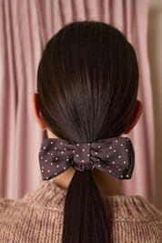 Silk hair bow