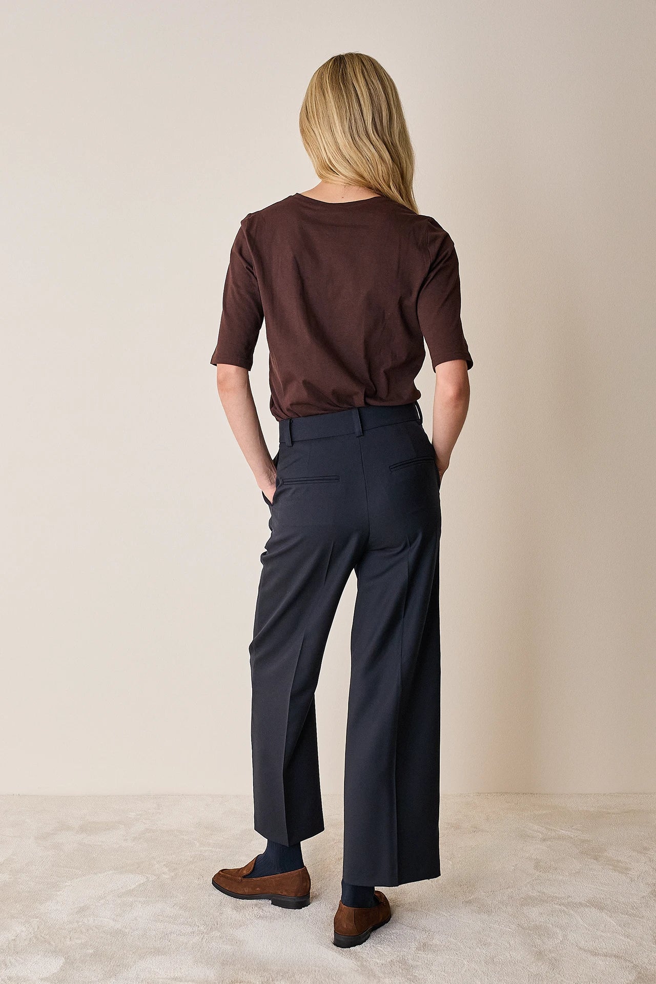 Half-sleeve cotton T-shirt