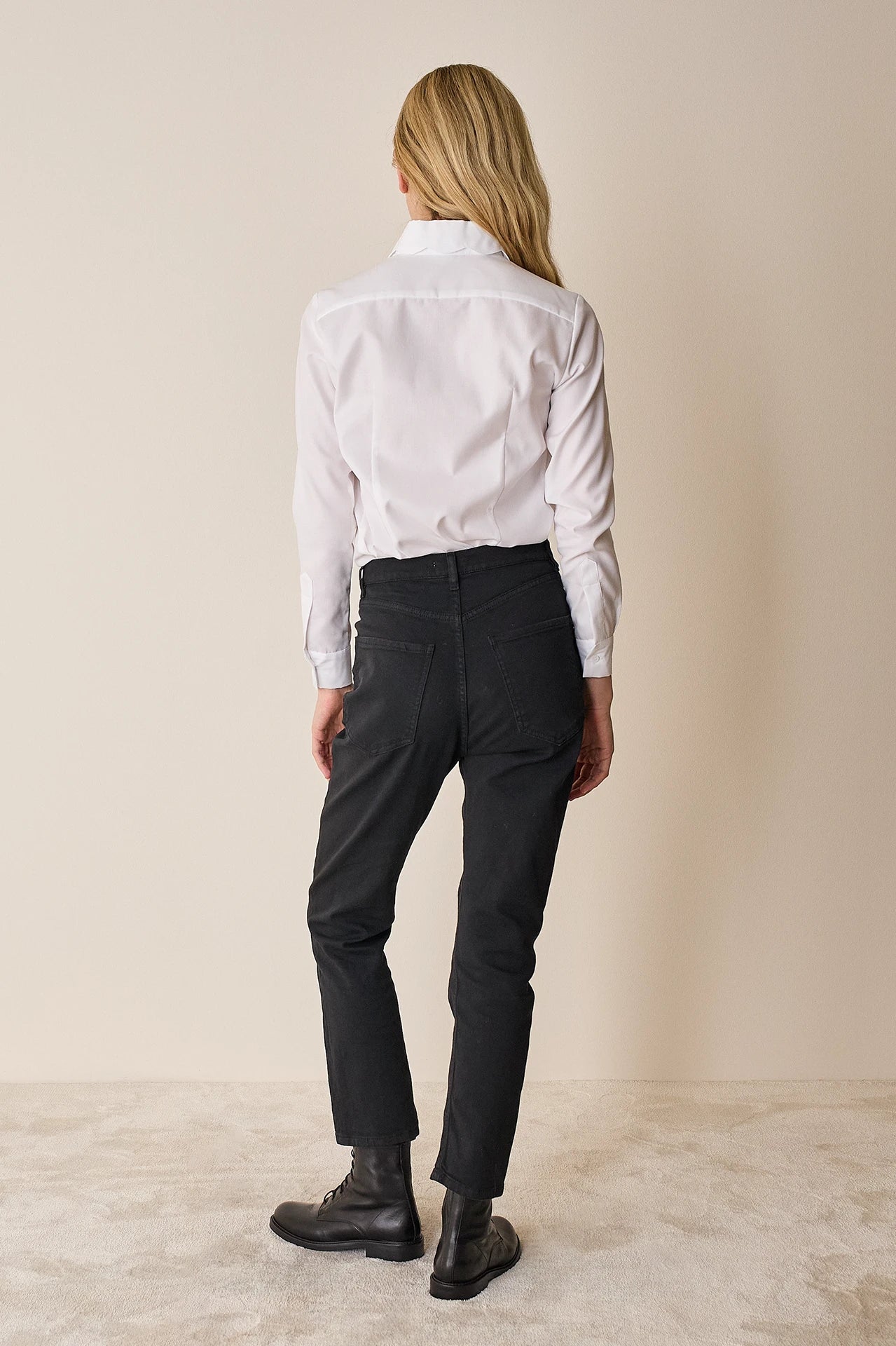 Stretch-cotton skinny pants