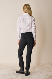Stretch-cotton skinny pants