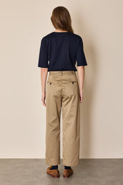 Pantaloni in cotone sostenuto