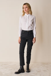 Petal collar shirt