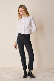 Petal collar shirt
