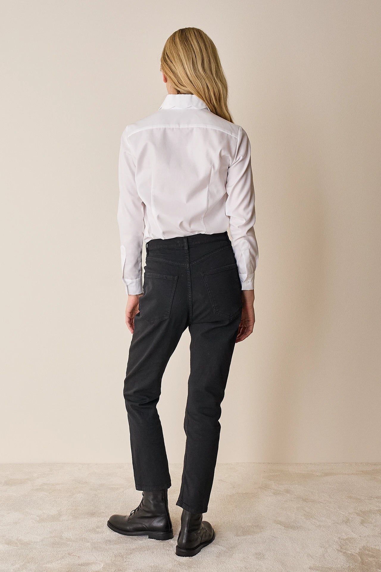 Petal collar shirt