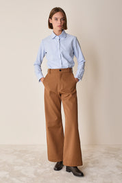 Petal collar shirt