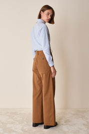 Petal collar shirt