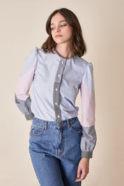 Cotton patchwork shirt