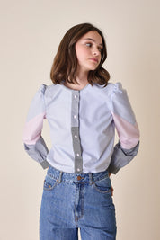 Cotton patchwork shirt