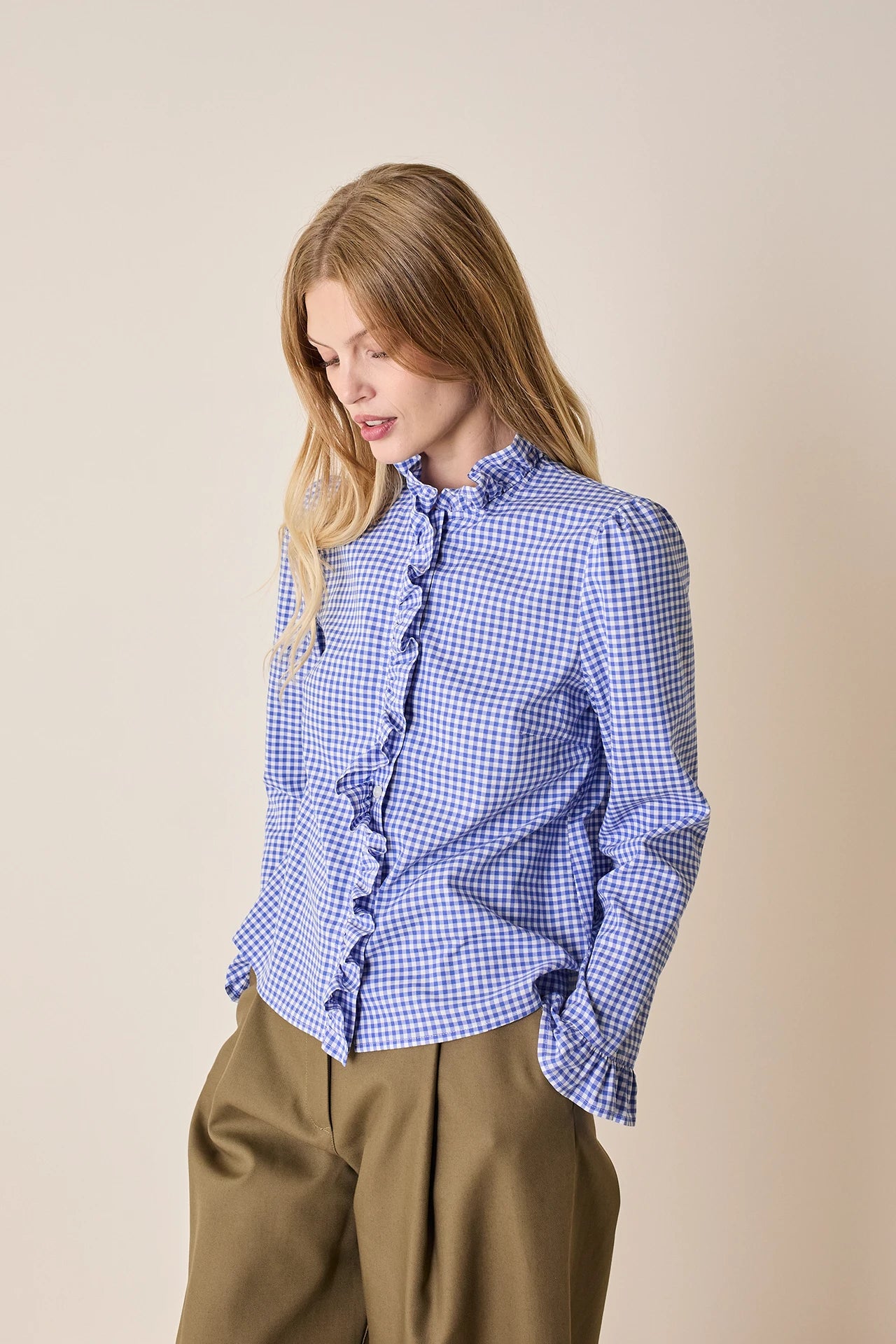 Camicia con volant