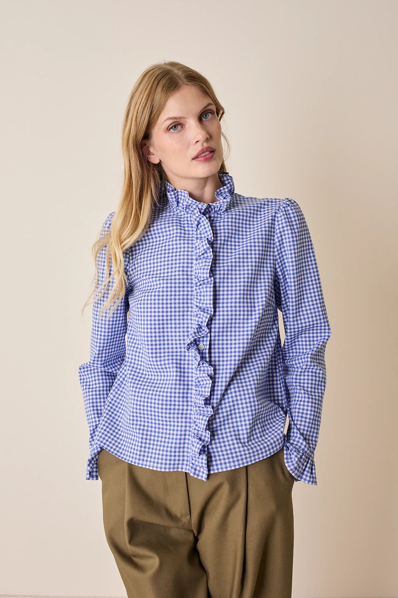 Camicia con volant