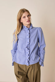 Camicia con volant