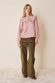 Top con maxi colletto – Made with Liberty Fabrics