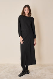 Blusa in tessuto fluido