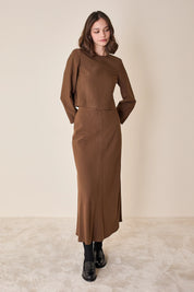 Blusa in tessuto fluido