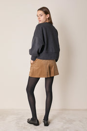 Felpa in cotone e cashmere