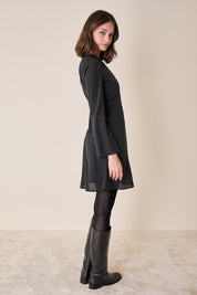 Stretch silk dress