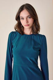 Stretch silk dress