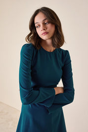 Stretch silk dress