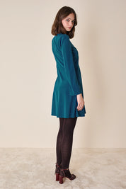 Stretch silk dress