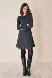 Stretch silk dress