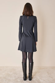Stretch silk dress