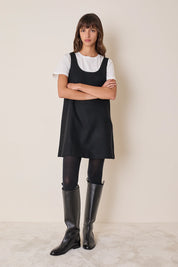 Virgin wool A-line dress