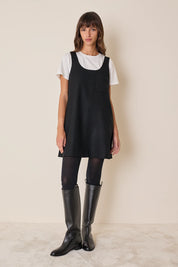 Virgin wool A-line dress