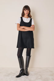 Virgin wool A-line dress