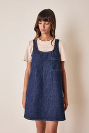 Denim A-line dress