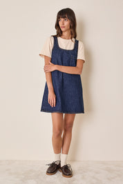 Denim A-line dress