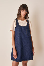 Denim A-line dress