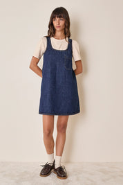 Denim A-line dress