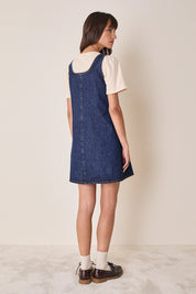 Denim A-line dress