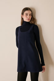 Wool A-line dress