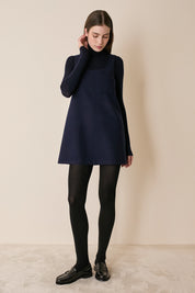 Wool A-line dress