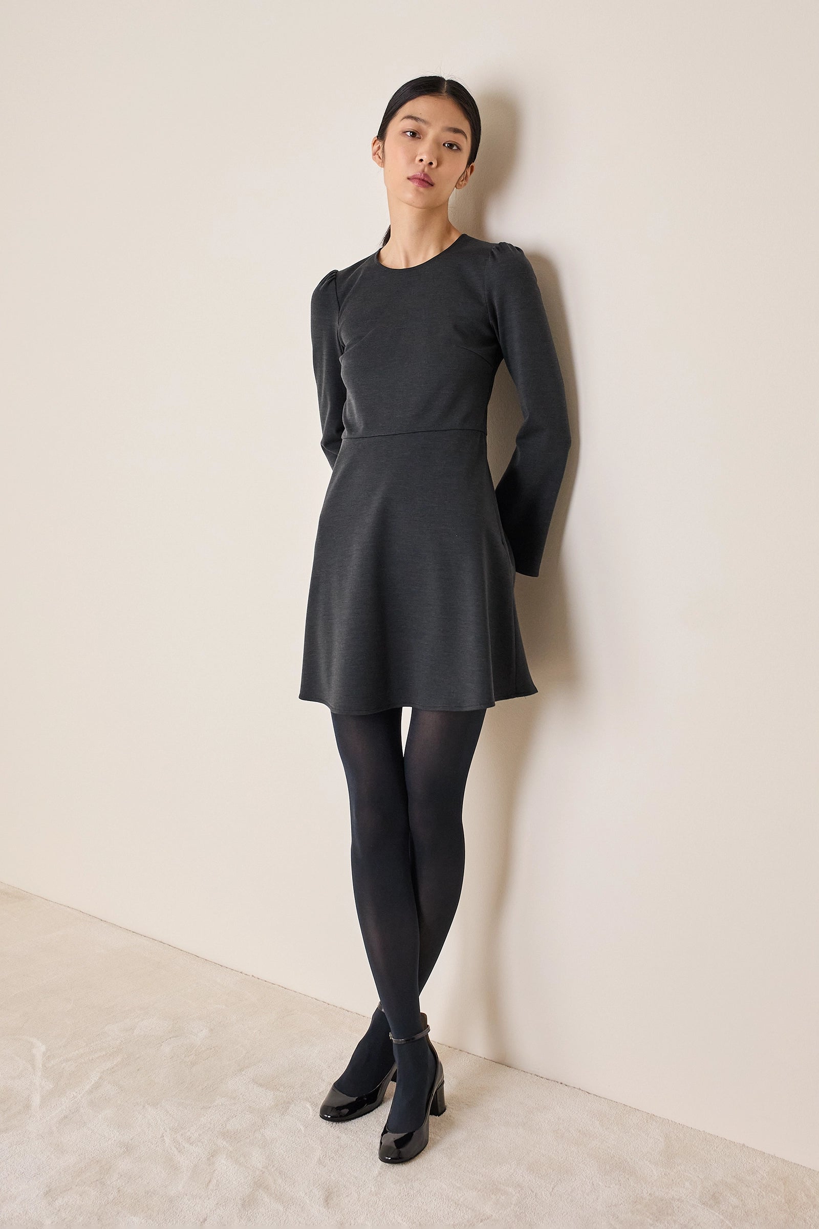 Abito in jersey di lana