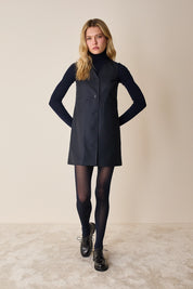 Wool waistcoat dress