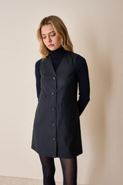 Wool waistcoat dress