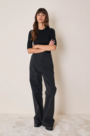 Pantaloni in gabardine di cotone