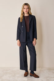 Pantaloni timeless in fresco lana