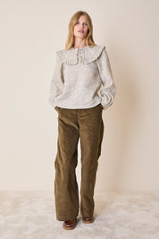 Pantaloni ampi in velluto a coste