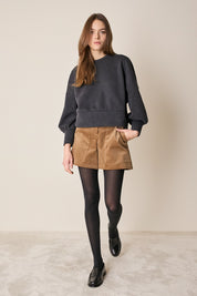 Pantaloncini in velluto a coste