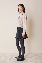 Pantaloni corti con pinces