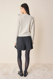 Pantaloni corti con pinces