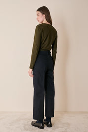 Pantaloni timeless in cotone elasticizzato