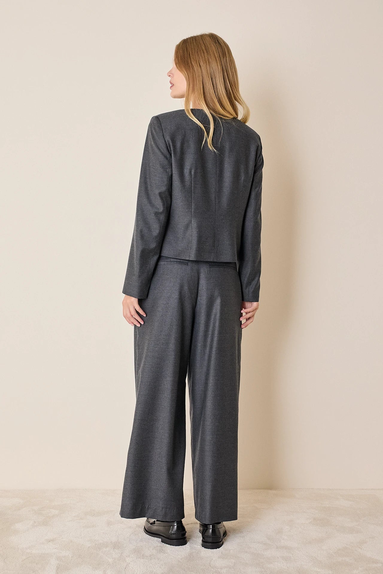 Giacca in lana e seta