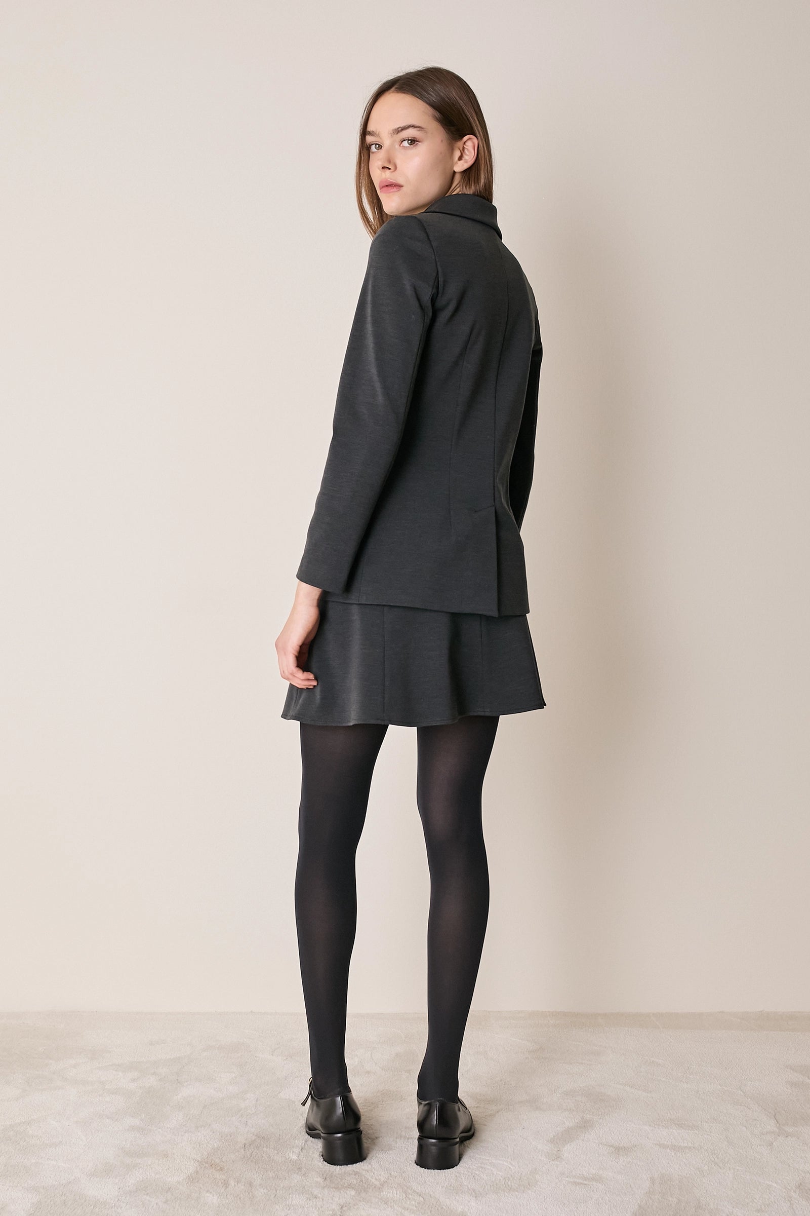 Giacca in jersey di lana