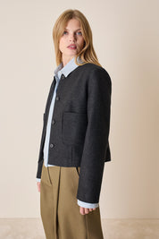 Giacca paricollo in cashmere