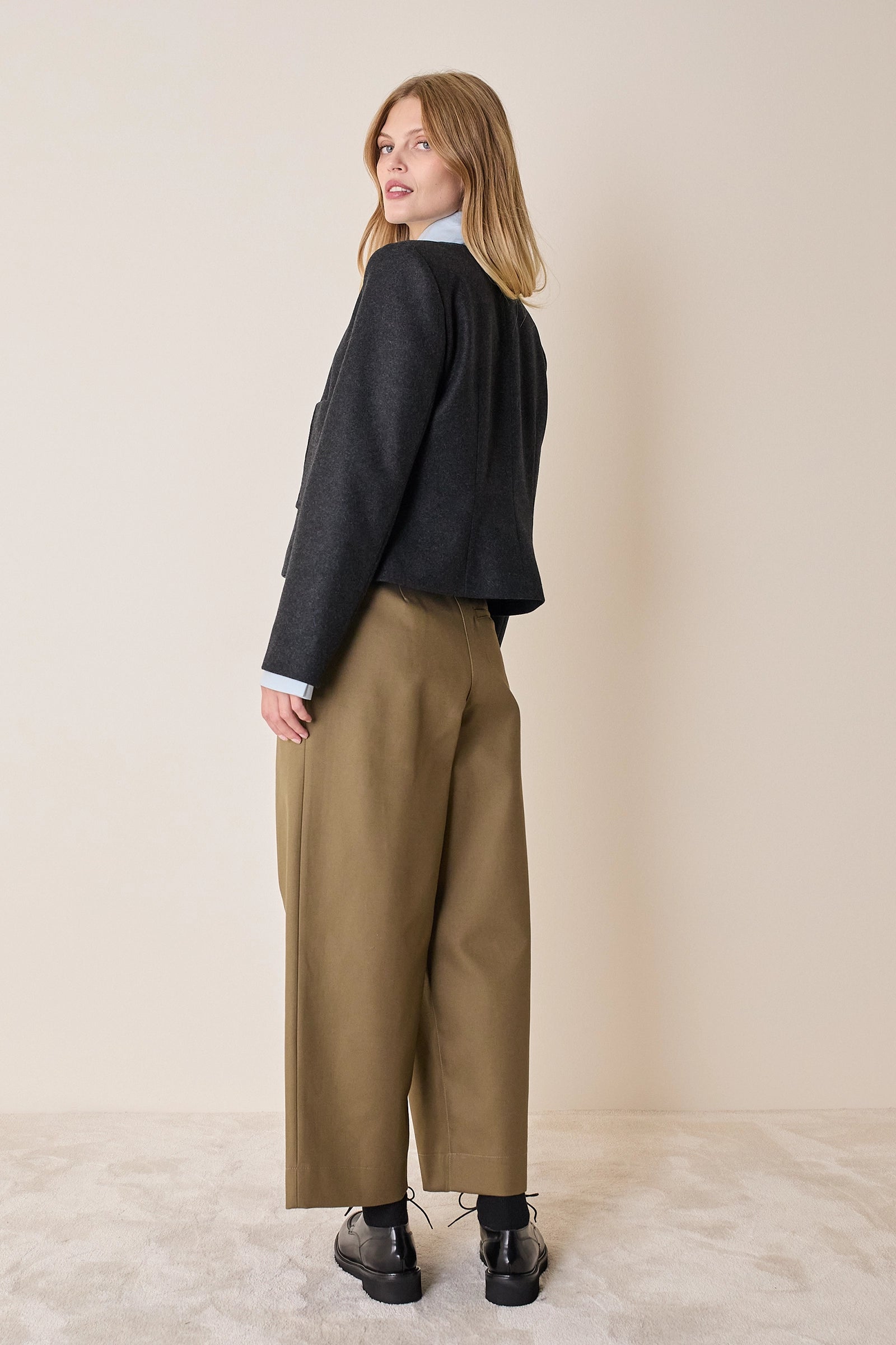 Giacca paricollo in cashmere