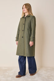 Cappotto stile loden in lana vergine